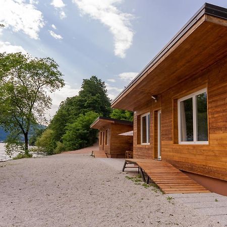 Chalet Alessandrini - Private Lakeside Beach Tenna Exterior foto